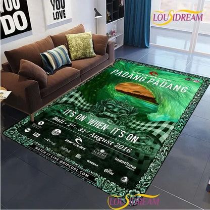 Modern Fashion R-Ripcurl Surf Carpet for Living Room Sofa Bedroom Area Rug decor Kitchen unslip floor Mat Alfombra birthday gift