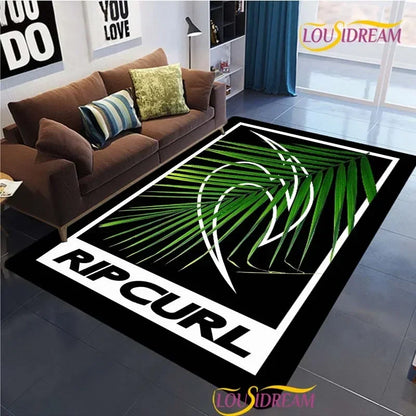 Modern Fashion R-Ripcurl Surf Carpet for Living Room Sofa Bedroom Area Rug decor Kitchen unslip floor Mat Alfombra birthday gift