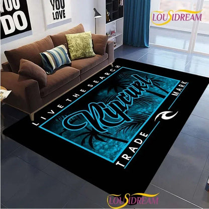 Modern Fashion R-Ripcurl Surf Carpet for Living Room Sofa Bedroom Area Rug decor Kitchen unslip floor Mat Alfombra birthday gift