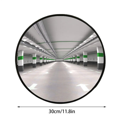 Road Safety Convex Mirror Traffic Corner Mirror Wide-Angle Turning Mirror Round Fish Eye Mirror For Room Adjustable Fixing