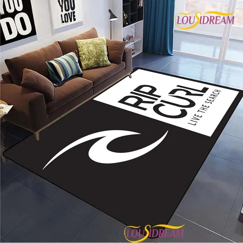 Modern Fashion R-Ripcurl Surf Carpet for Living Room Sofa Bedroom Area Rug decor Kitchen unslip floor Mat Alfombra birthday gift