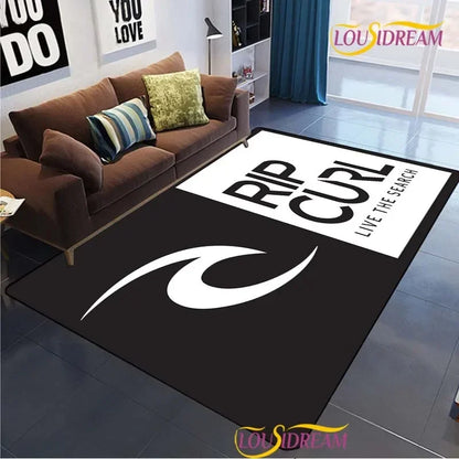 Modern Fashion R-Ripcurl Surf Carpet for Living Room Sofa Bedroom Area Rug decor Kitchen unslip floor Mat Alfombra birthday gift