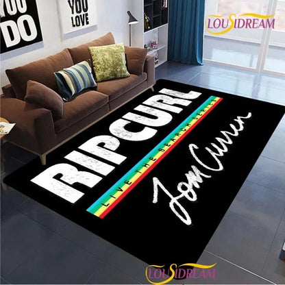 Modern Fashion R-Ripcurl Surf Carpet for Living Room Sofa Bedroom Area Rug decor Kitchen unslip floor Mat Alfombra birthday gift