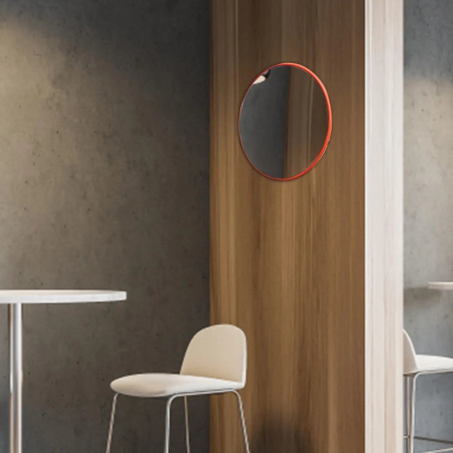 Road Safety Convex Mirror Traffic Corner Mirror Wide-Angle Turning Mirror Round Fish Eye Mirror For Room Adjustable Fixing
