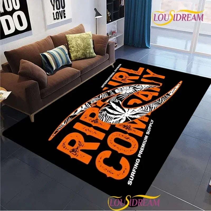 Modern Fashion R-Ripcurl Surf Carpet for Living Room Sofa Bedroom Area Rug decor Kitchen unslip floor Mat Alfombra birthday gift