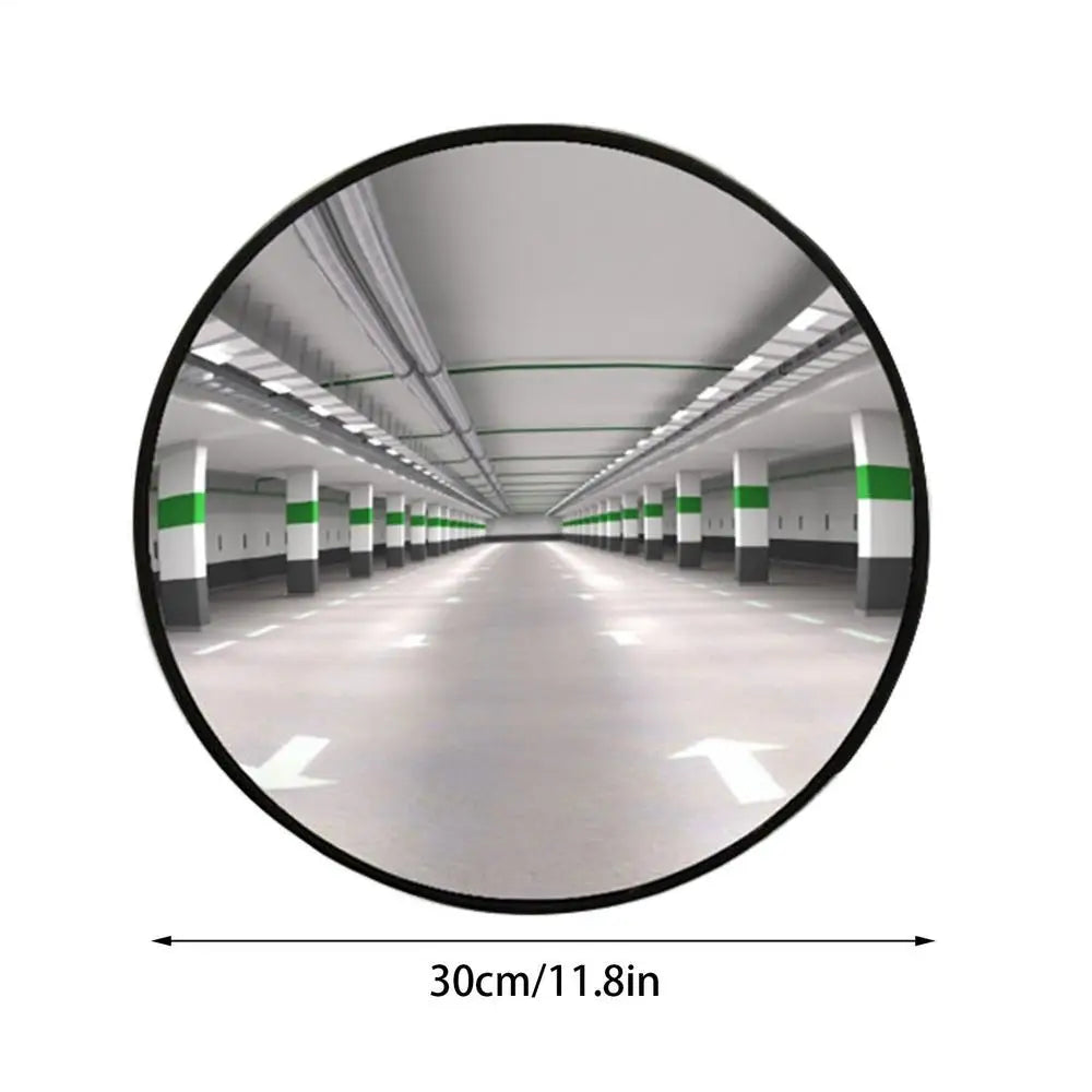 Road Safety Convex Mirror Traffic Corner Mirror Wide-Angle Turning Mirror Round Fish Eye Mirror For Room Adjustable Fixing
